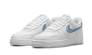 Air Force 1 Low '07 Essential White Worn Blue Paisley - Release Out
