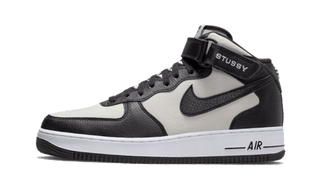 Air Force 1 Mid Stussy Grey Black - Release Out