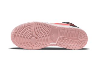 Air Jordan 1 Mid Black Pink Crimson - Release Out