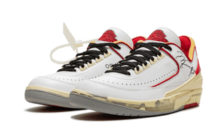 Air Jordan 2 Retro Low SP Off-White White Red - Release Out